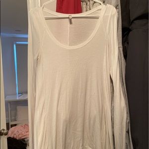 White long sleeve free people too